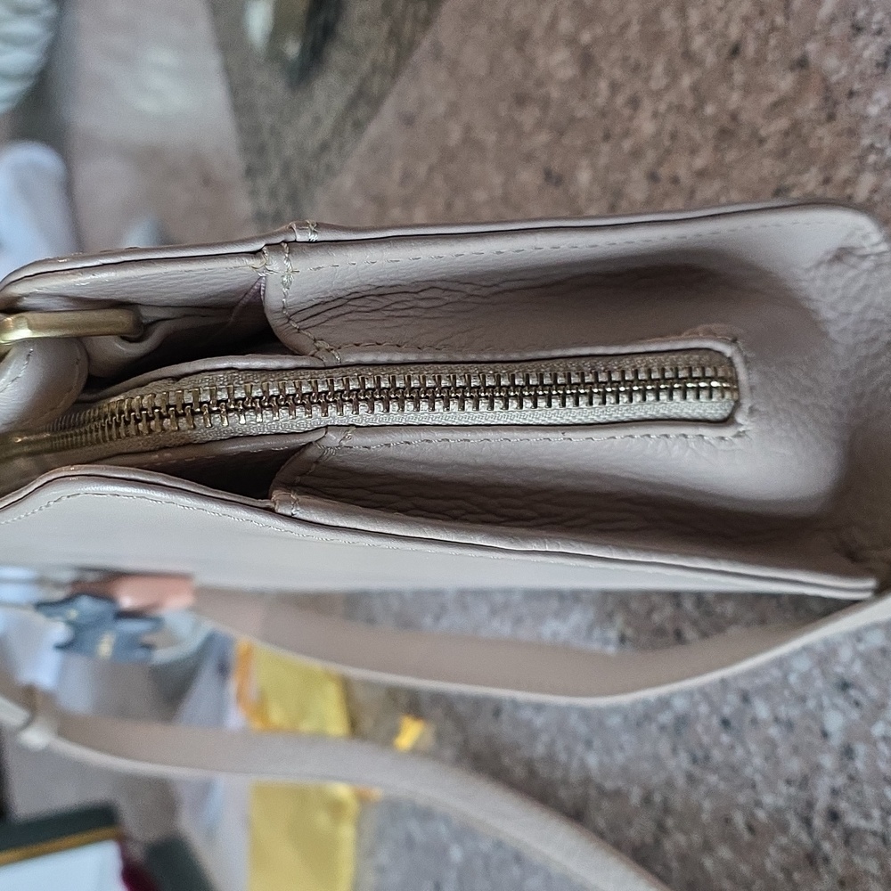 Radley London Taupe Crossbody Bag with Navy Charm - Picture 2 of 7